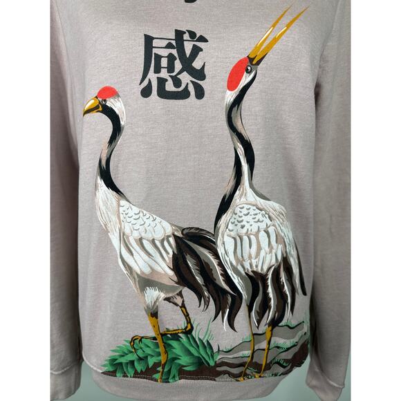 Blind Rooster, Mauve, Good Vibes Bird Sweatshirt, Size Small, Unisex - Picture 3 of 9